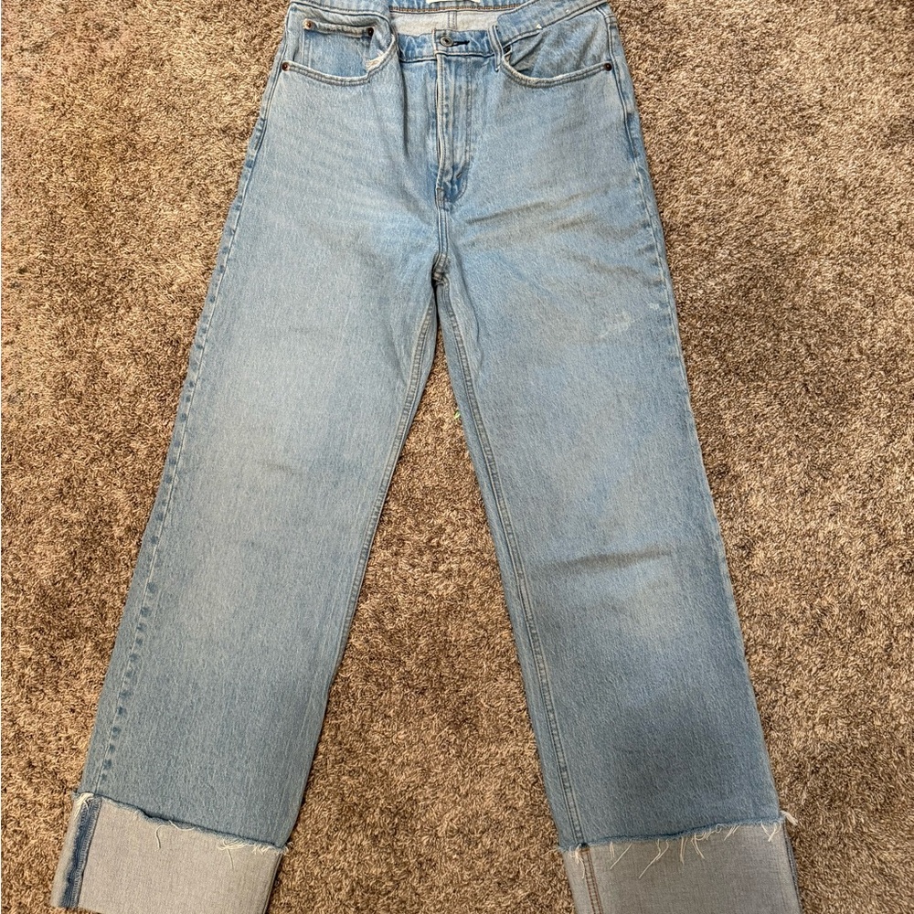 Abercrombie and Fitch 90s Relaxed Jean high rise